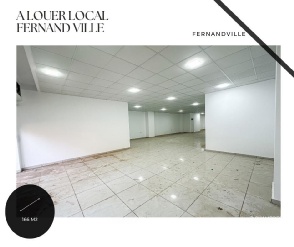 Location  A LOUER LOCAL FERNAND VILLE 166 M2 local commerce bureau 0 pieces, 166m2 habitables, a A LOUER LOCAL FERNAND VILLE 166 M2